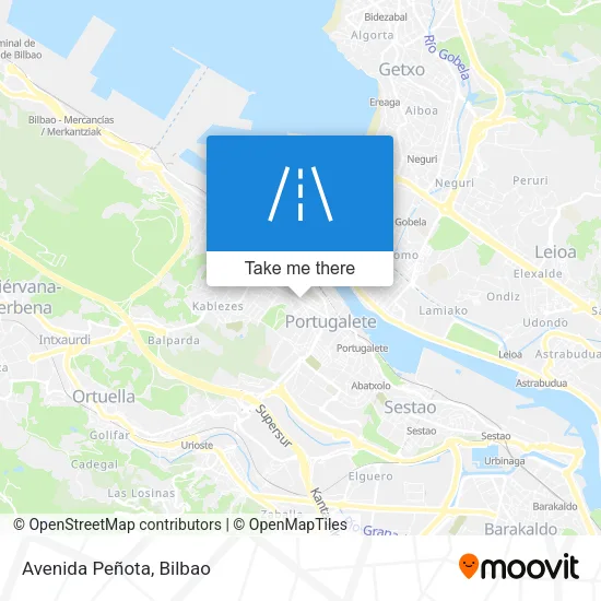 Avenida Peñota map