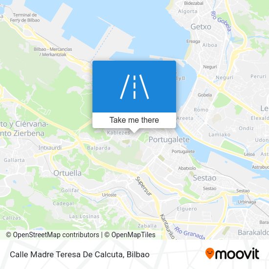 Calle Madre Teresa De Calcuta map