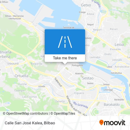 Calle San José Kalea map