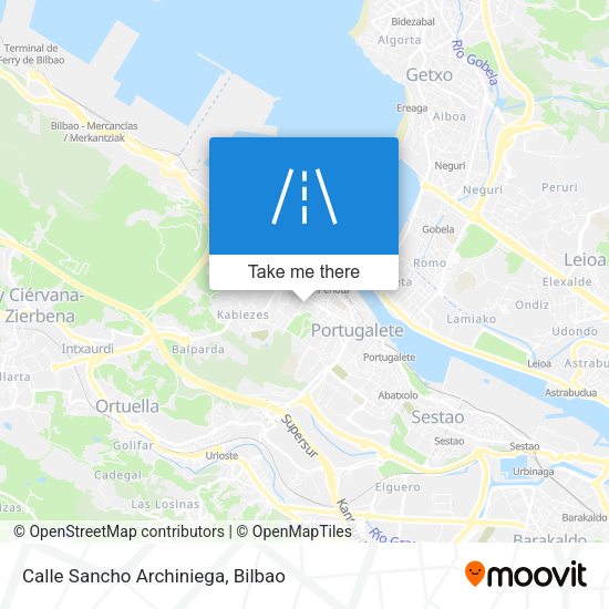 Calle Sancho Archiniega map