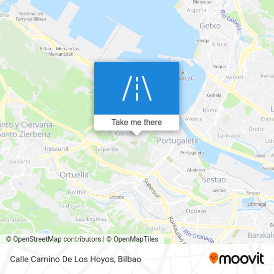 Calle Camino De Los Hoyos map