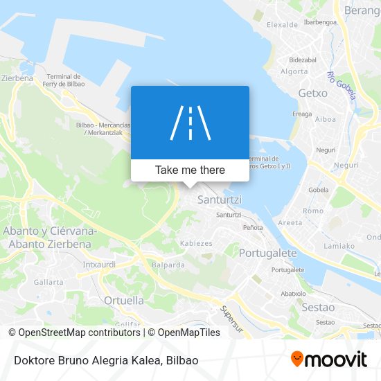 Doktore Bruno Alegria Kalea map