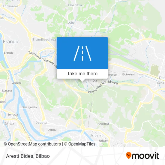 Aresti Bidea map