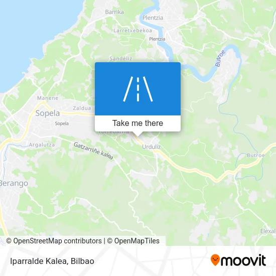 Iparralde Kalea map