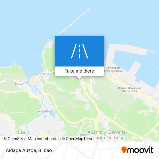 Aldapa Auzoa map
