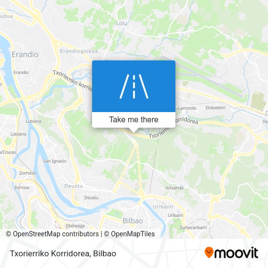 Txorierriko Korridorea map