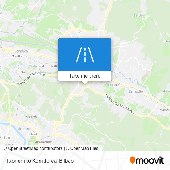 Txorierriko Korridorea map