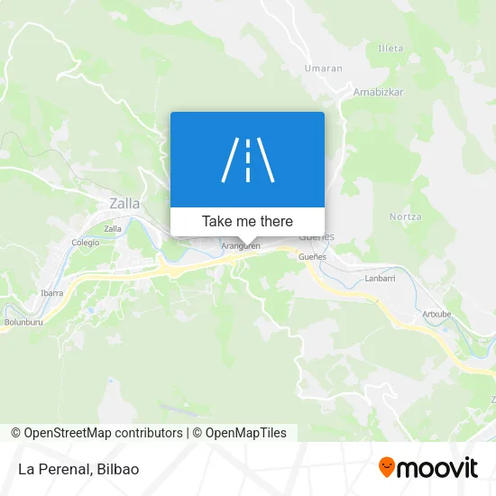 La Perenal map