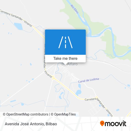 Avenida José Antonio map