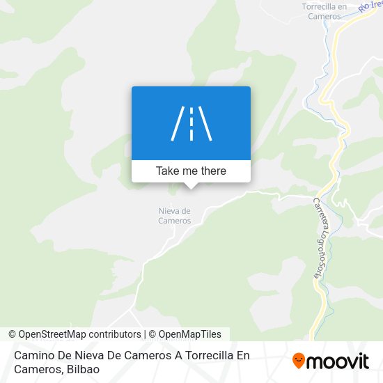 Camino De Nieva De Cameros A Torrecilla En Cameros map