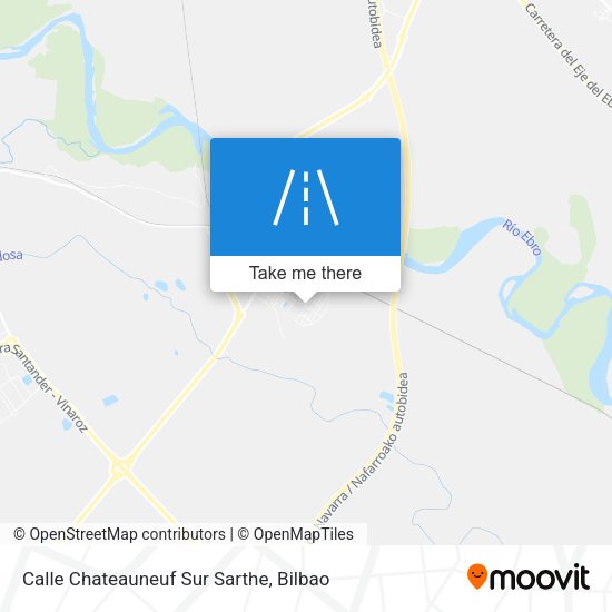 Calle Chateauneuf Sur Sarthe map