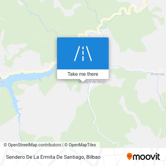 Sendero De La Ermita De Santiago map