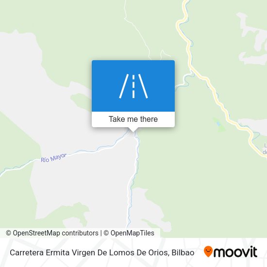 Carretera Ermita Virgen De Lomos De Orios map