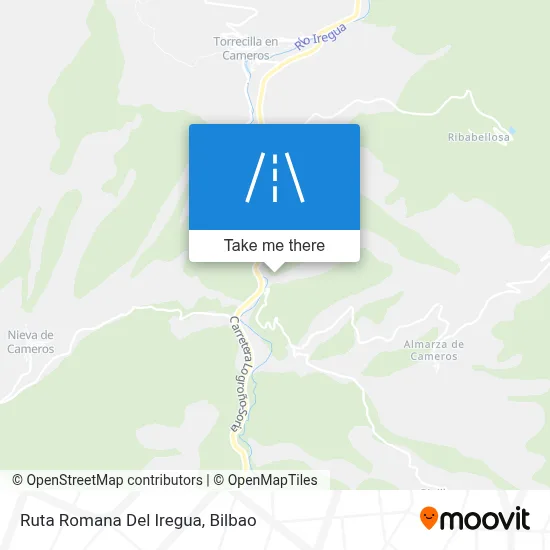 Ruta Romana Del Iregua map