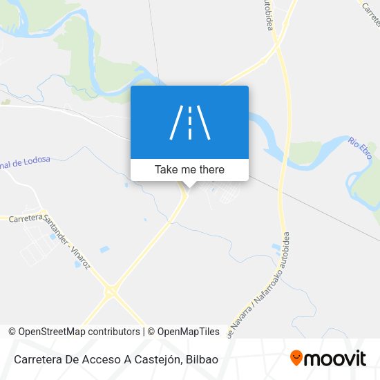 Carretera De Acceso A Castejón map