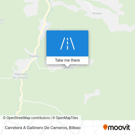 Carretera A Gallinero De Cameros map