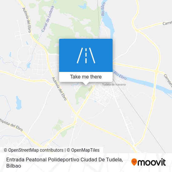 Entrada Peatonal Polideportivo Ciudad De Tudela map