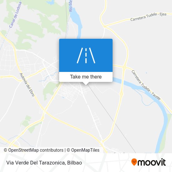 Via Verde Del Tarazonica map