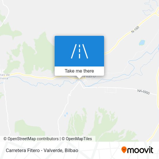 Carretera Fitero - Valverde map