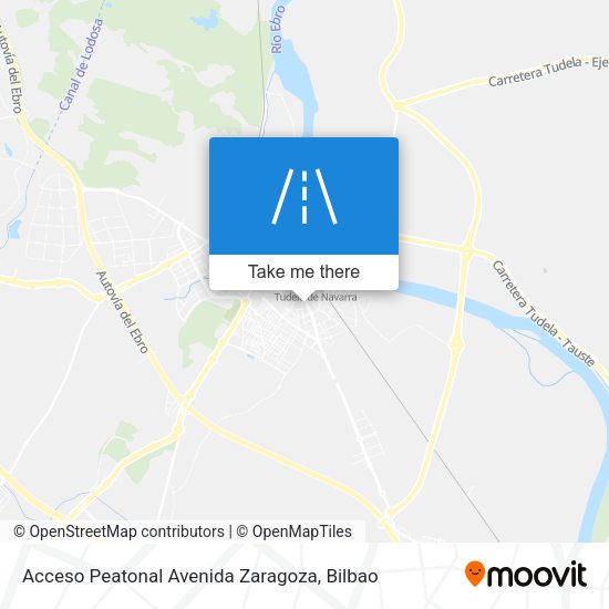 Acceso Peatonal Avenida Zaragoza map