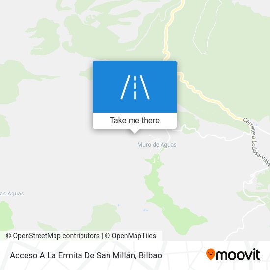 Acceso A La Ermita De San Millán map