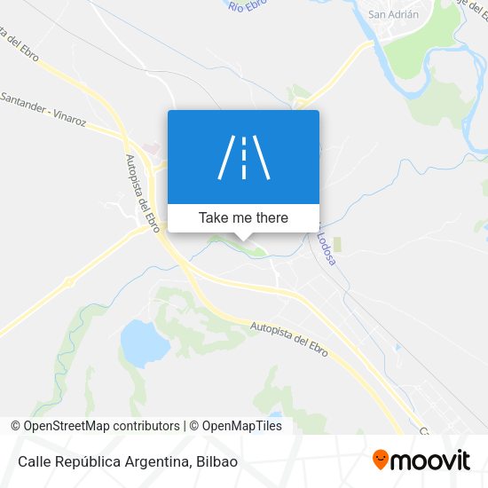 Calle República Argentina map