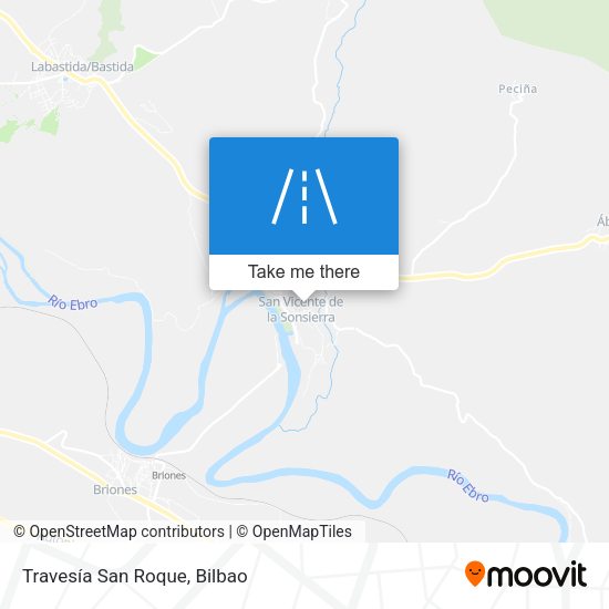 Travesía San Roque map