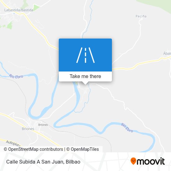Calle Subida A San Juan map
