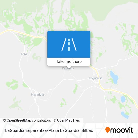 LaGuardia Enparantza / Plaza LaGuardia map