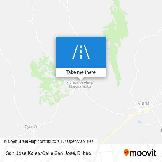 San Jose Kalea/Calle San José map