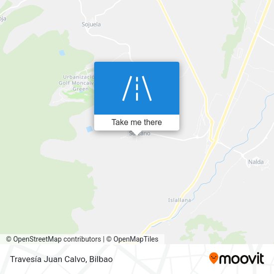 Travesía Juan Calvo map