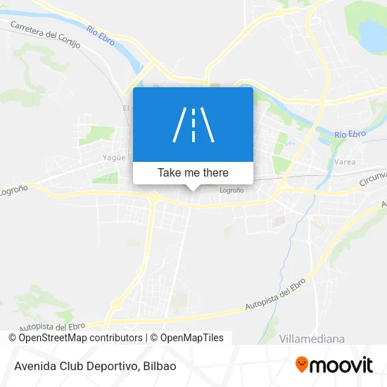 Avenida Club Deportivo map
