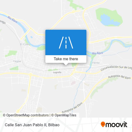 Calle San Juan Pablo II map