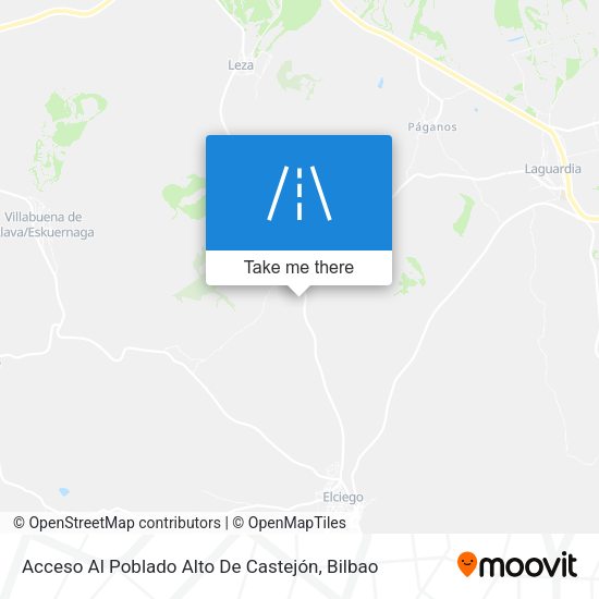 Acceso Al Poblado Alto De Castejón map
