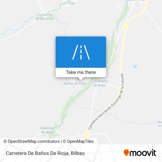 Carretera De Baños De Rioja map