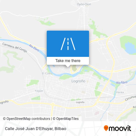 Calle José Juan D'Elhuyar map