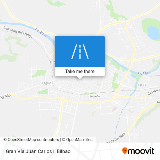 Gran Vía Juan Carlos I map