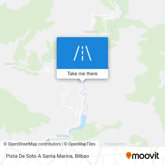 Pista De Soto A Santa Marina map