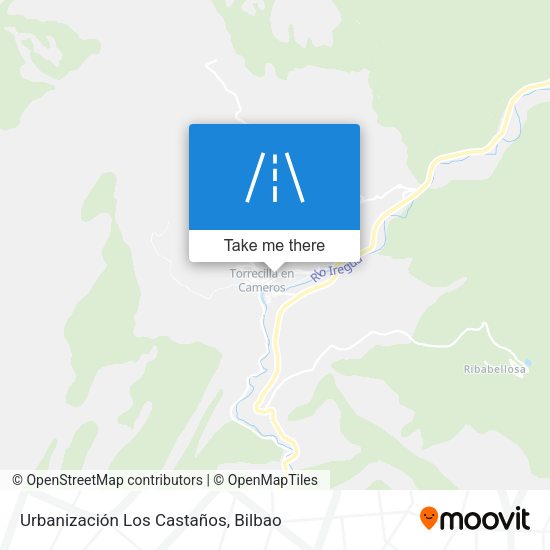 Urbanización Los Castaños map