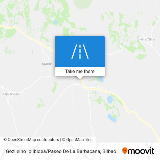 Gezileiho Ibilbidea / Paseo De La Barbacana map