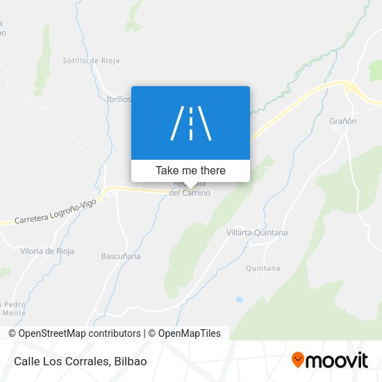 Calle Los Corrales map