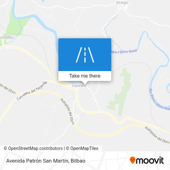 Avenida Patrón San Martín map