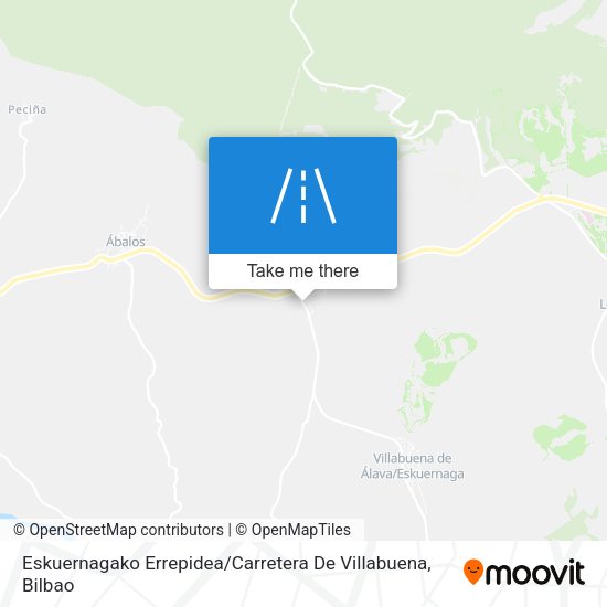 Eskuernagako Errepidea / Carretera De Villabuena map