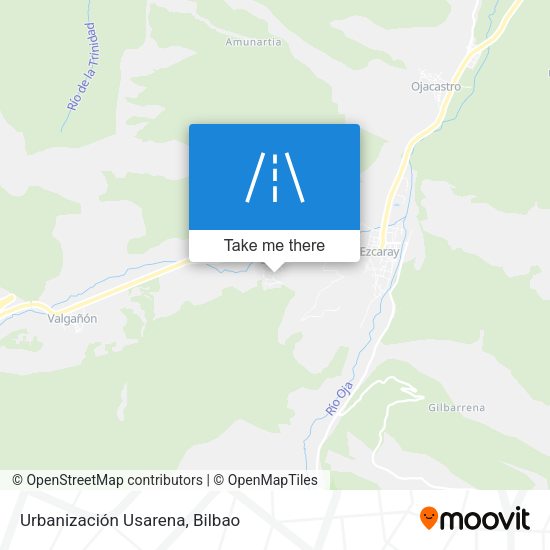 Urbanización Usarena map