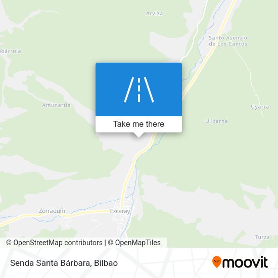 Senda Santa Bárbara map