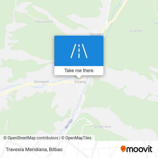 Travesía Meridiana map