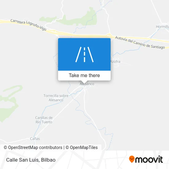 Calle San Luis map