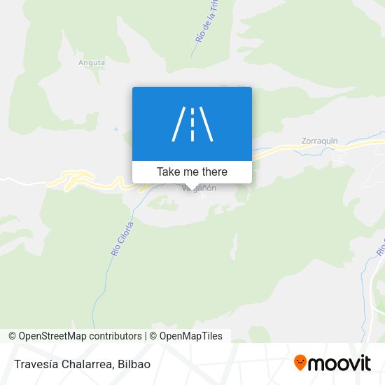 Travesía Chalarrea map