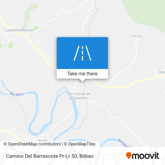 Camino Del Barrascote Pr-Lr 50 map