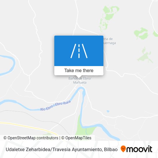 Udaletxe Zeharbidea / Travesía Ayuntamiento map